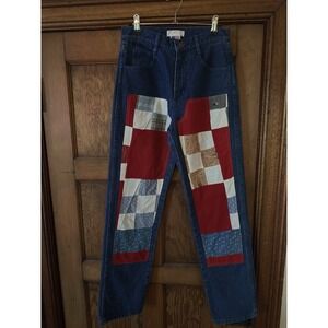 Carleen Women's Patchwork Jeans Pants Size 6 Quilt